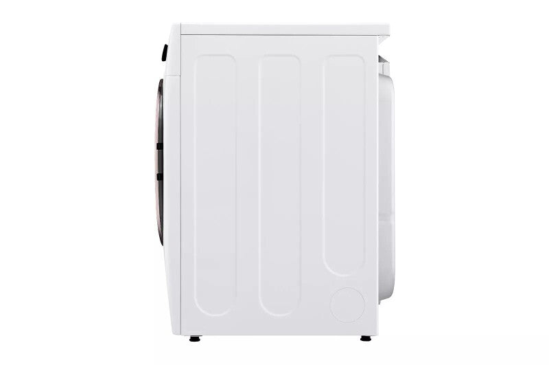 LG 7.4 cu. ft. Ultra Large Capacity Smart wi-fi Enabled Front Load Gas Dryer with TurboSteam™ and Built-In Intelligence - White (DLGX4001W)