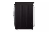 LG  7.4 Cu. Ft. Ultra Large Capacity Smart Wi-fi Enabled Front Load Gas Dryer With Turbosteam™ And Built-in Intelligence - Black Steel (DLGX4201B)