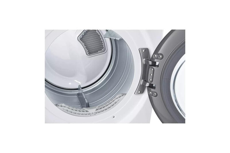LG 7.4 cu. ft. Ultra Large Capacity Smart wi-fi Enabled Front Load Gas Dryer with TurboSteam™ and Built-In Intelligence - White (DLGX4201W)