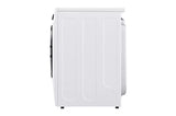 LG 7.4 cu. ft. Ultra Large Capacity Smart wi-fi Enabled Front Load Gas Dryer with TurboSteam™ and Built-In Intelligence - White (DLGX4201W)
