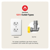 LG  7.4 cu. ft. Ultra Large Capacity Smart Front Load Gas Dryer with Sensor Dry & Steam Technology - Graphite Steel (DLGX5501V)