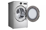 LG  7.4 Cu. Ft. Ultra Large Capacity Smart Front Load Gas Dryer With Sensor Dry & Steam Technology - Graphite Steel (DLGX5501V)
