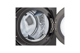 LG  7.4 Cu. Ft. Ultra Large Capacity Smart Front Load Gas Dryer With Built-in Intelligence & Turbosteam® - Black Steel (DLGX6701B)
