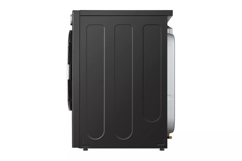 LG  7.4 Cu. Ft. Ultra Large Capacity Smart Front Load Gas Dryer With Built-in Intelligence & Turbosteam® - Black Steel (DLGX6701B)
