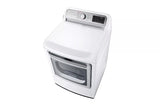 LG 7.3 cu. ft. Ultra Large Capacity Smart wi-fi Enabled Rear Control Gas Dryer with TurboSteam™ -  (DLGX7901WE)