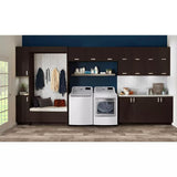 LG 7.3 cu. ft. Ultra Large Capacity Smart wi-fi Enabled Rear Control Gas Dryer with TurboSteam™ -  (DLGX7901WE)