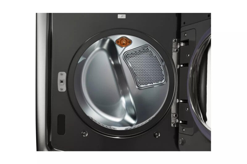 LG Signature LG SIGNATURE 9.0 cu. ft. Large Smart wi-fi Enabled Gas Dryer w/ TurboSteam™ - Black Stainless Steel (DLGX9501K)