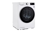 LG 4.2 cu.ft. Smart wi-fi Enabled Compact Front Load Dryer with Dual Inverter HeatPump™ Technology - White (DLHC1455W)