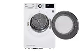 LG 4.2 cu.ft. Smart wi-fi Enabled Compact Front Load Dryer with Dual Inverter HeatPump™ Technology - White (DLHC1455W)