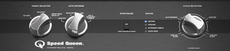 Speed Queen  DR3 Sanitizing Gas Dryer with Extended Tumble - White (DR3004WG)