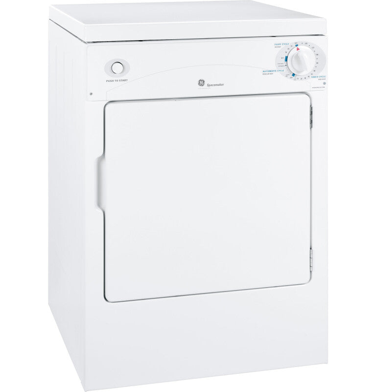 GE Spacemaker 120V 3.6 cu. ft. Capacity Portable Electric Dryer - Other (DSKP333ECWW)