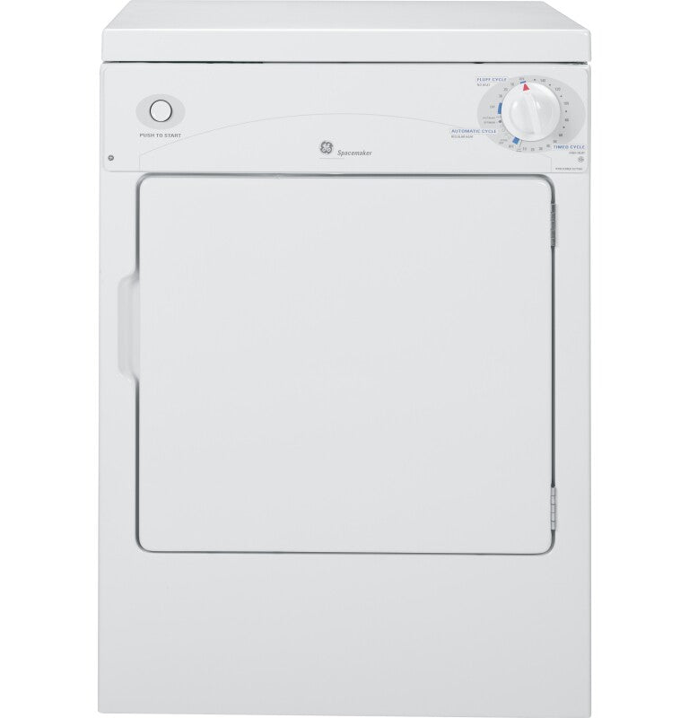 GE Spacemaker 120V 3.6 cu. ft. Capacity Portable Electric Dryer - Other (DSKP333ECWW)