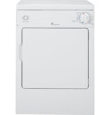 GE Spacemaker 120V 3.6 cu. ft. Capacity Portable Electric Dryer - White (DSKP333ECWW)