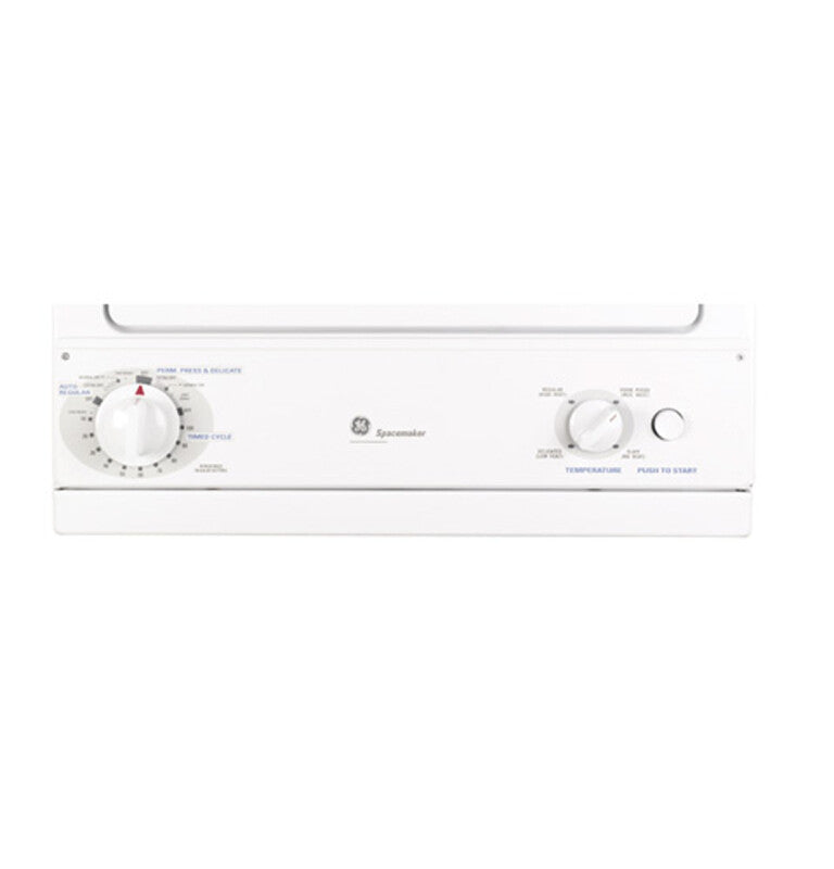HOTPOINT GE Spacemaker 240V 3.6 cu. ft. Capacity Stationary Electric Dryer -  (DSKS433EBWW)