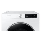 SAMSUNG  24 Inch Smart Electric Dryer with 4.0 Cu. Ft. Capacity, 15 Dry Cycles, 12 Dry Options, AI Smart Dial, Wi-Fi Connectivity, Sensor Dry, Lint Filter Indicator, Internal Drum Light, Reversible Door, and Stainless Steel Drum - White (DV25B6900EW)