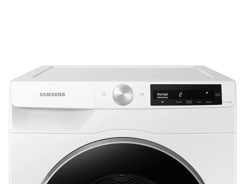 Samsung 4 0 Cu Ft Heat Pump Dryer With Ai Smart Dial And Wi Fi Connectivity - White (DV25B6900HWA2)