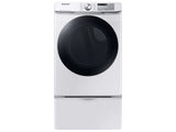 Samsung 7.5 cu. ft. Smart Electric Dryer with Steam Sanitize+ - White (DVE45B6300WA3)