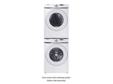 Samsung 7.5 cu. ft. Electric Dryer with Sensor Dry in White - White (DVE45T6000WA3)