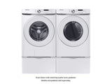 Samsung 7.5 cu. ft. Electric Dryer with Sensor Dry in White - White (DVE45T6000WA3)