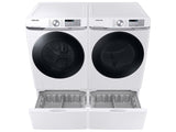 Samsung 7.5 cu. ft. Smart Gas Dryer with Steam Sanitize+ in White - White (DVG45B6300WA3)