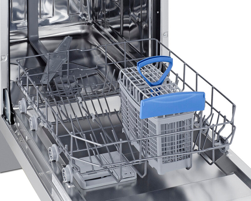 SUMMIT  18" Wide Built-In Dishwasher, ADA Compliant - Stainless Steel (DW185SSADA)