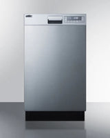 SUMMIT 18" Wide Built-In Dishwasher, ADA Compliant - Stainless Steel (DW18SS4ADA)