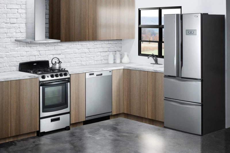 SUMMIT 24" Wide Built-In Dishwasher, ADA Compliant - Stainless Steel (DW2435SSADA)