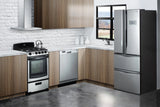 SUMMIT 24" Wide Built-In Dishwasher, ADA Compliant - Stainless Steel (DW2435SSADA)