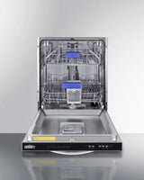SUMMIT  24" Wide Built-In Dishwasher, ADA Compliant - Stainless Steel (DW244SSADA)