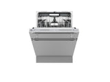 BERTAZZONI  24 inch Dishwasher Tall Tub with Panel and Bar Handle, 15 place settings, 42 dB, 6 wash cycles - Stainless Steel (DW24T3IXV)