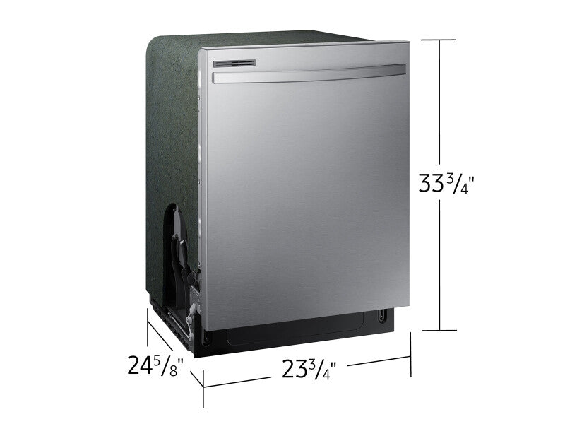 SAMSUNG  Fingerprint Resistant | Digital Leak Sensor | 53dBA - Fingerprint Resistant Stainless Steel (DW80CG4021SRAA)