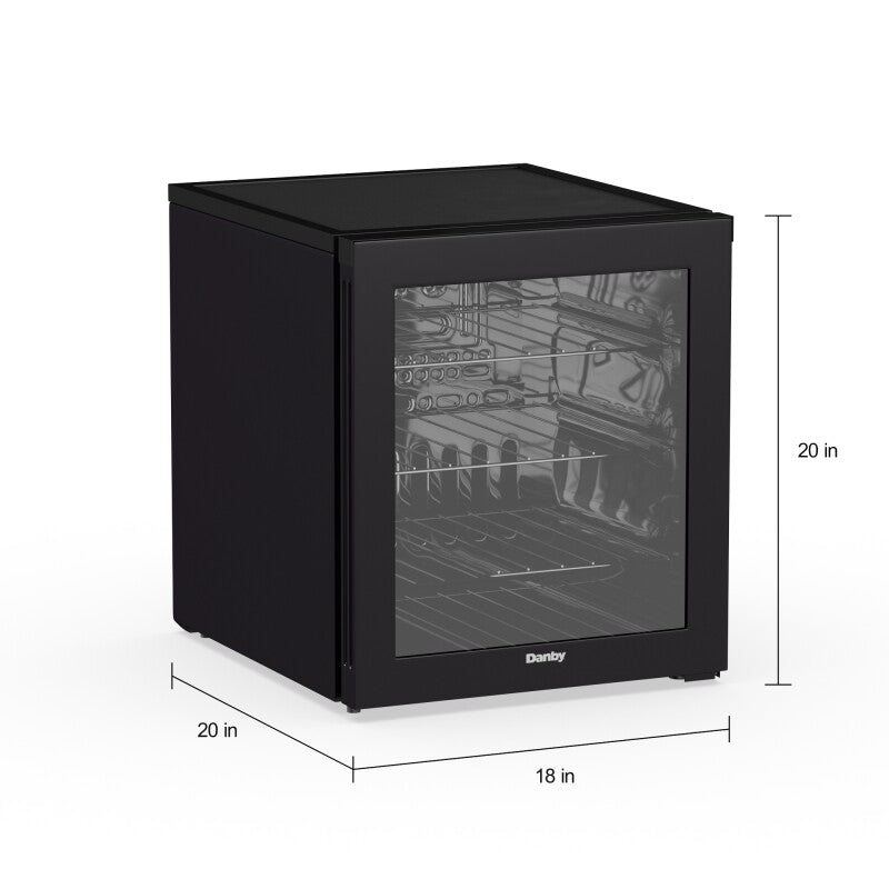 DANBY Danby 16 Bottle Free-Standing Wine Cooler in Black -  (DWC018A1BDB)