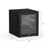 DANBY Danby 16 Bottle Free-Standing Wine Cooler in Black -  (DWC018A1BDB)