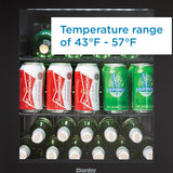 DANBY Danby 16 Bottle Free-Standing Wine Cooler in Black -  (DWC018A1BDB)