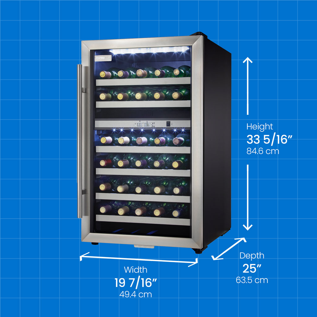 DANBY  Designer 38 Bottle Free-standing Wine Cooler - Other (DWC114BLSDD)