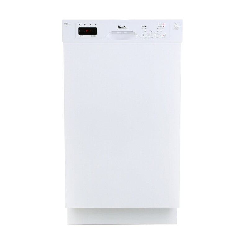 AVANTI 18" Built In Dishwasher - White (DWF18V0W)