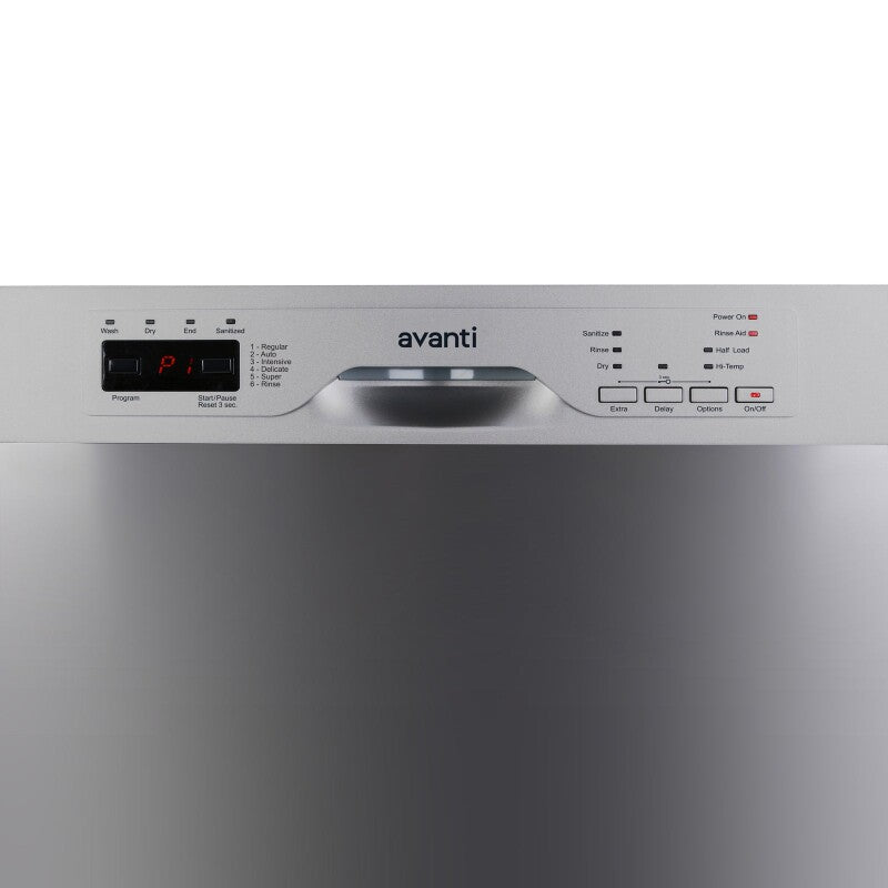 AVANTI  AVANTI D/W 18" - Stainless Steel (DWF18V3S)