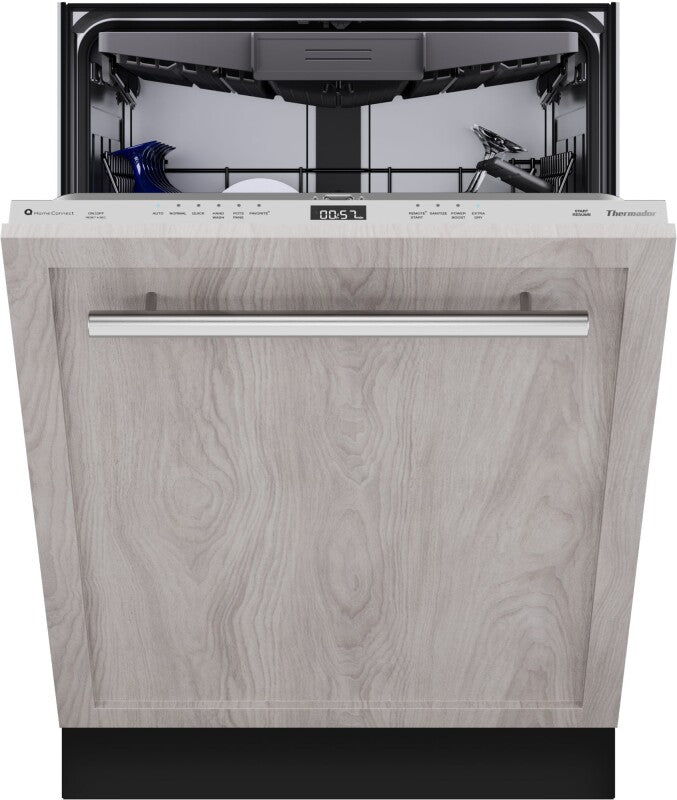Thermador Emerald 24" Top Control Smart Built-In Stainless Steel Tub Dishwasher with 3rd Rack and PowerBoost, 48 dBA - Not Applicable (DWHD640EPR)