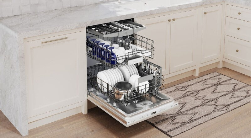 Thermador Emerald 24" Top Control Smart Built-In Stainless Steel Tub Dishwasher with 3rd Rack and PowerBoost, 48 dBA - Not Applicable (DWHD640EPR)
