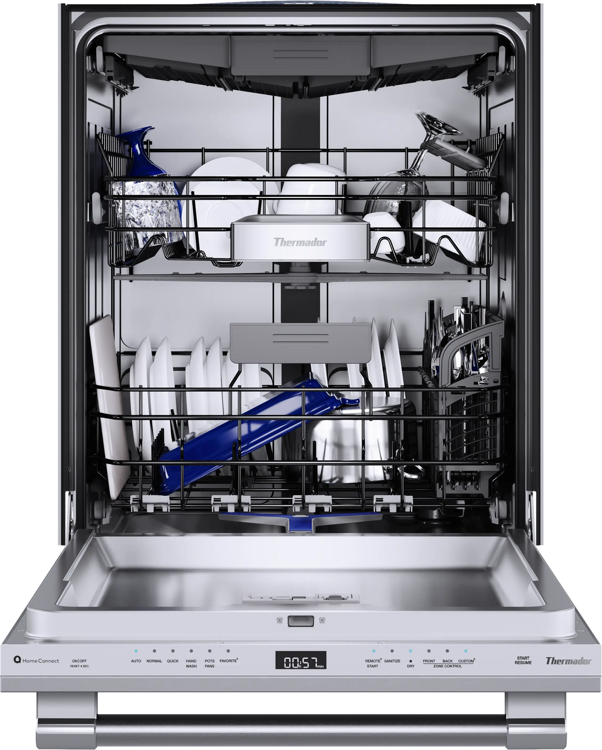 Thermador  Sapphire® Dishwasher 24'' Professional, - Stainless Steel (DWHD660EFP)