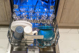 Thermador Sapphire 24" Top Control Smart Built-In Stainless Steel Tub Dishwasher with 3rd Rack and Interior Light, 44 dBA - Not Applicable (DWHD660EPR)