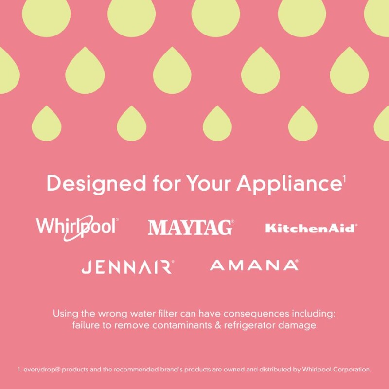 AMANA everydrop Refrigerator Water Filter 1 (Pack of 1) -  (EDR1RXD1)