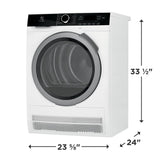 ELECTROLUX 24" Compact Front Load Dryer - Ventless, Energy Star Certified, 4.0 Cu. Ft. - White (ELFE4222AW)