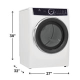 Electrolux  Front Load Perfect Steam Gas Dryer with Predictive Dry™ and Instant Refresh ? 8.0 Cu. Ft. - White (ELFG7537AW)