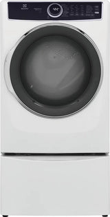 Electrolux Front Load Perfect Steam Gas Dryer with Predictive Dry™ and Instant Refresh ? 8.0 Cu. Ft. - White (ELFG7537AW)