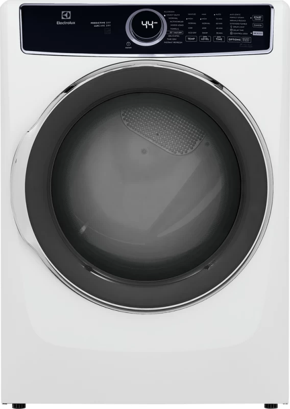 Electrolux Front Load Perfect Steam Gas Dryer with Predictive Dry™ and Instant Refresh ? 8.0 Cu. Ft. - White (ELFG7537AW)