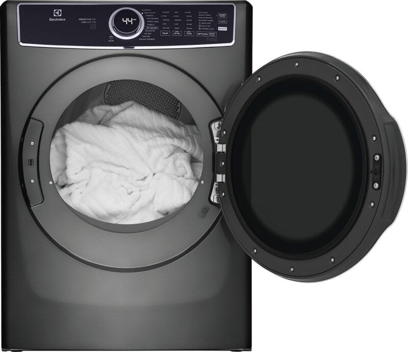 ELECTROLUX Front Load Perfect Steam Gas Dryer with LuxCare Dry and Instant Refresh ? 8.0 Cu. Ft. - Titanium (ELFG7637AT)
