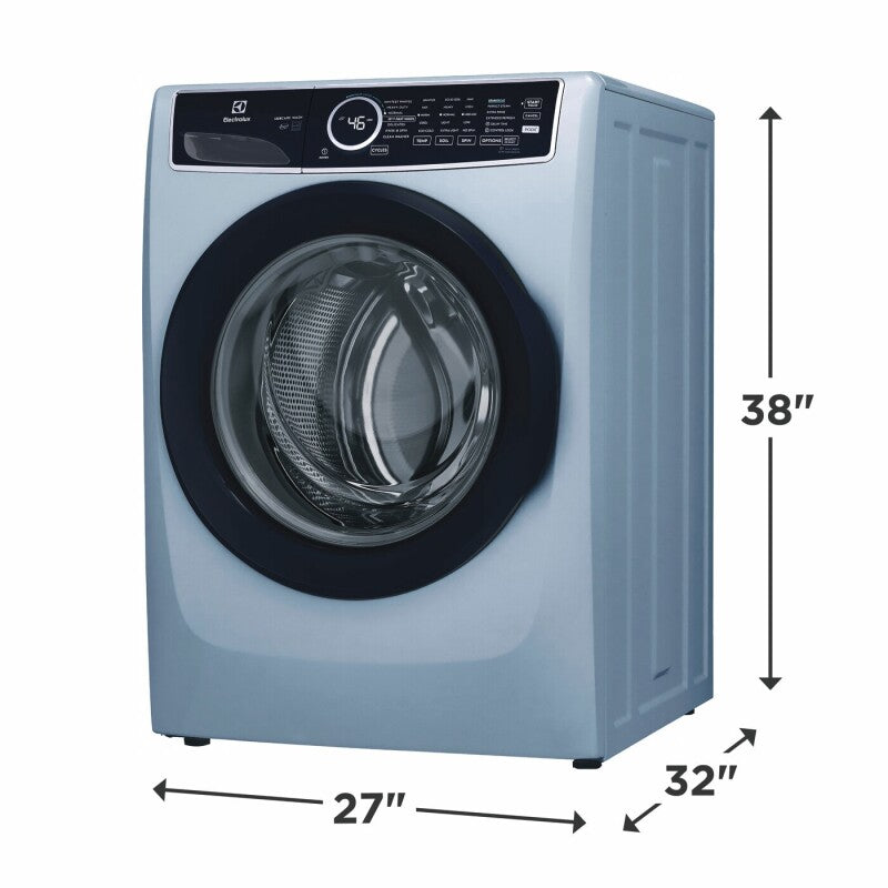 ELECTROLUX Front Load Perfect Steam Washer with LuxCare Wash - 4.5 Cu. Ft. - Glacier Blue (ELFW7437AG)