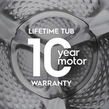 ELECTROLUX Front Load Perfect Steam Washer with LuxCare Wash - 4.5 Cu. Ft. - Glacier Blue (ELFW7437AG)