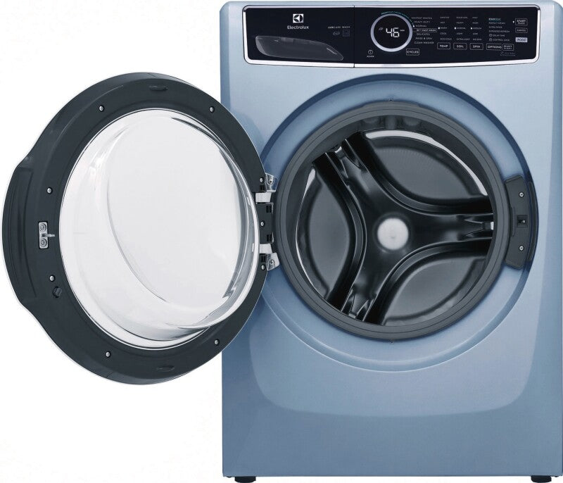 ELECTROLUX Front Load Perfect Steam Washer with LuxCare Wash - 4.5 Cu. Ft. - Glacier Blue (ELFW7437AG)